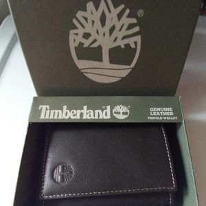 NEW men's Timberland leather wallet